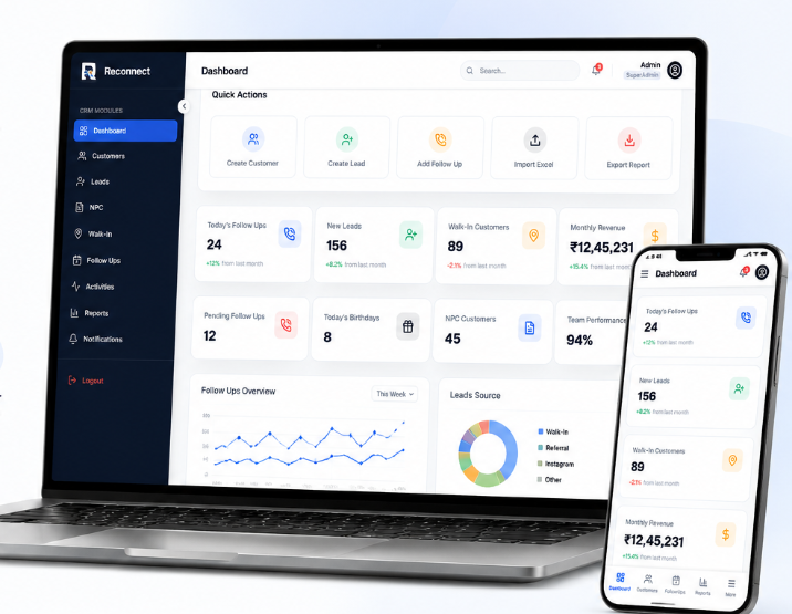 Jewellery CRM Product Screenshot
